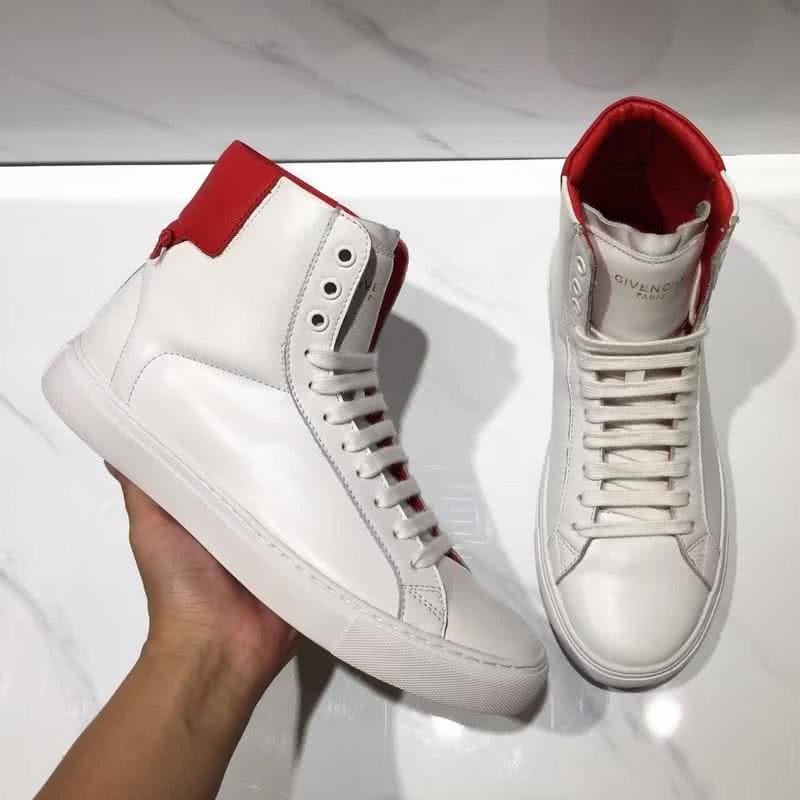 Givenchy Sneakers High Top White Red Men 6