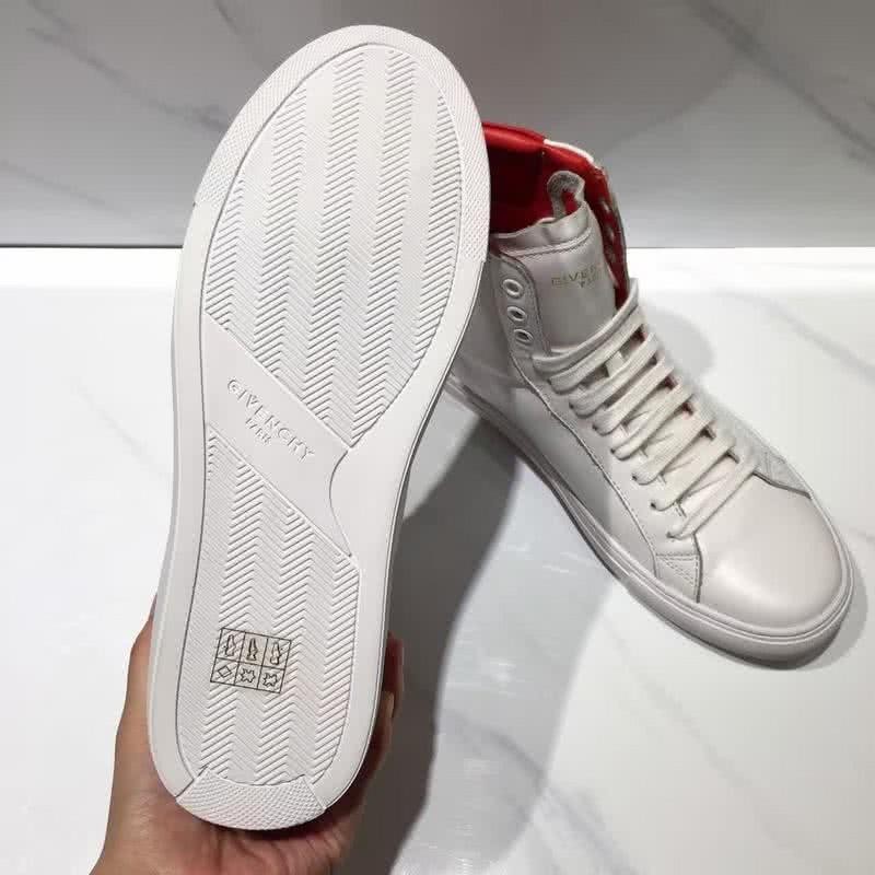 Givenchy Sneakers High Top White Red Men 9