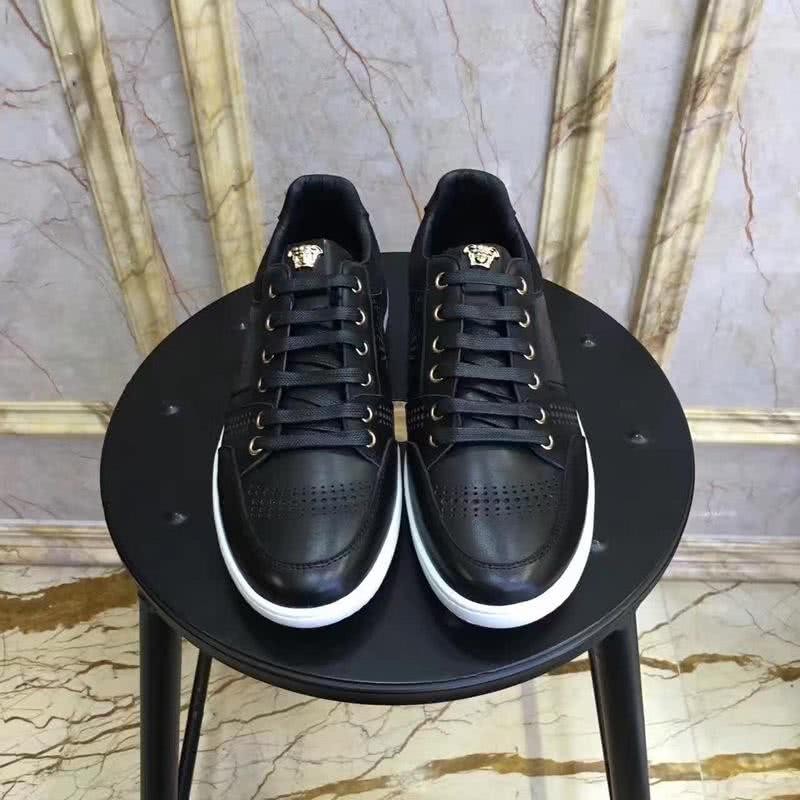 Versace Top Quality Casual Shoes Sheepskin Lining Black Men 6