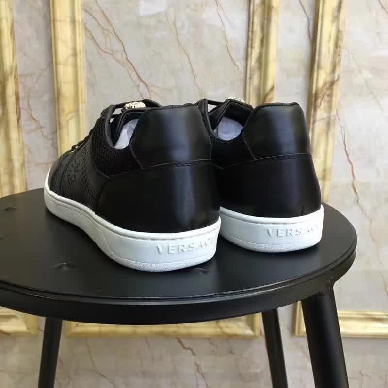 Versace Top Quality Casual Shoes Sheepskin Lining Black Men 5