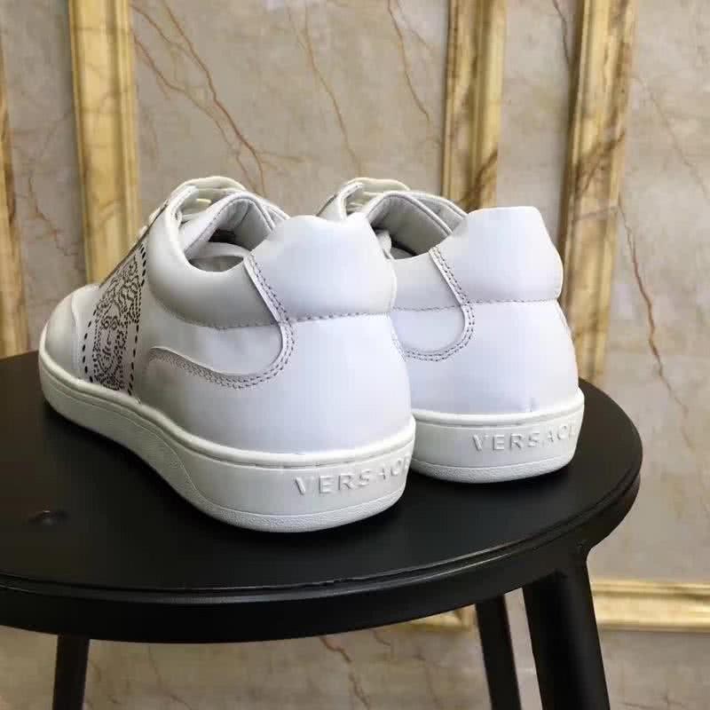 Versace New Casual Shoes Cowhide White Men 8