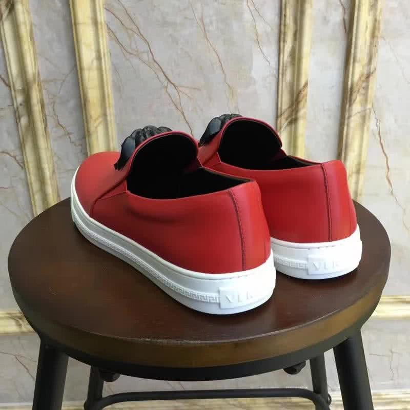 Versace Classic Style Loafers Cowhide And TPU Red Men 8