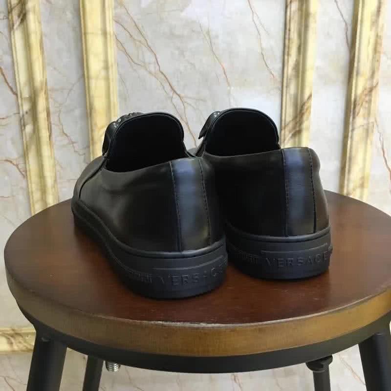 Versace Classic Style Loafers Cowhide And TPU Black Men 3