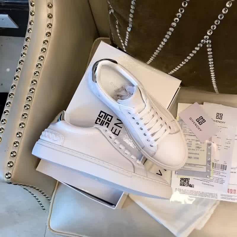Givenchy Sneakers Silver Shoe Tail White Men 6