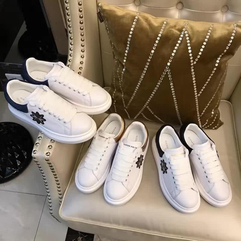 Alexander McQueen Sneakers Embroidery White Men 2