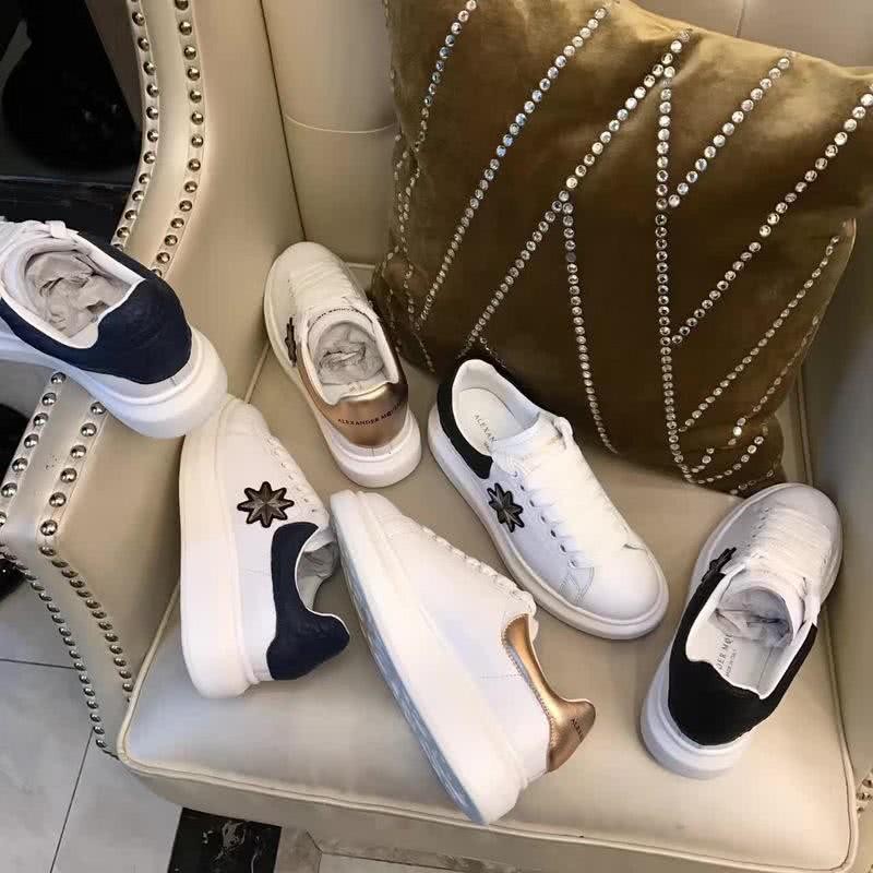 Alexander McQueen Sneakers Embroidery White Men 3