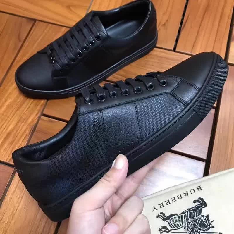 Burberry Fashion Comfortable Shoes Cowhide Black Men 4