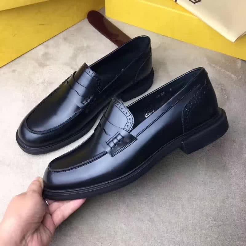 Fendi Loafers Top Quality Real Calf Leather Men 3