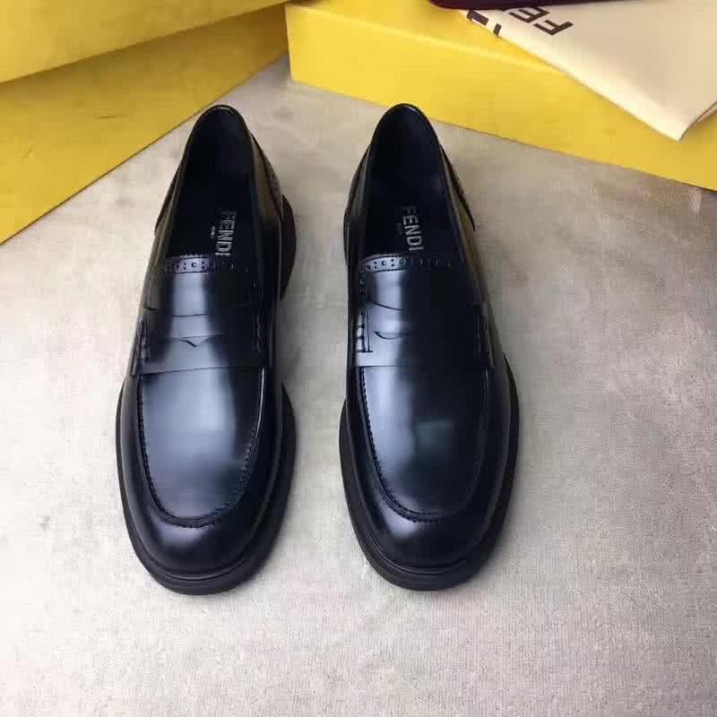 Fendi Loafers Top Quality Real Calf Leather Men 5
