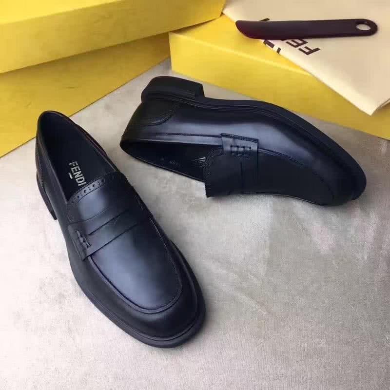 Fendi Loafers High Quality Real Calf Leather Men 3