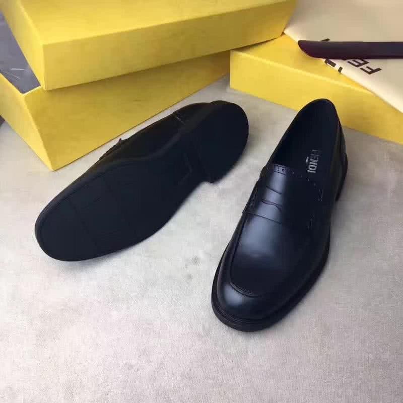 Fendi Loafers High Quality Real Calf Leather Men 4