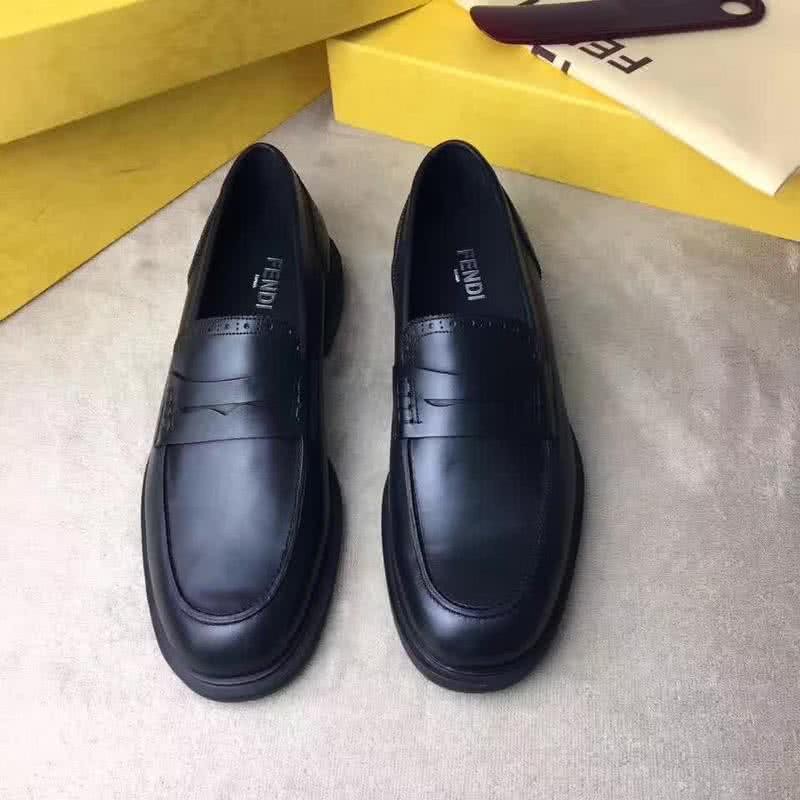 Fendi Loafers High Quality Real Calf Leather Men 5