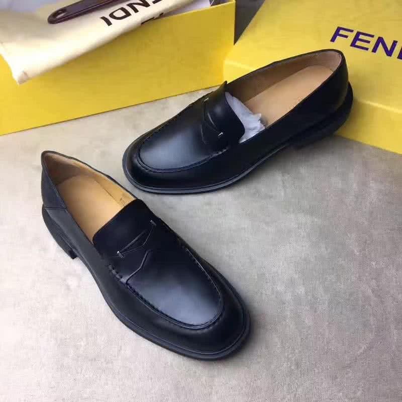 Fendi Loafers Real Calf Leather Men 3