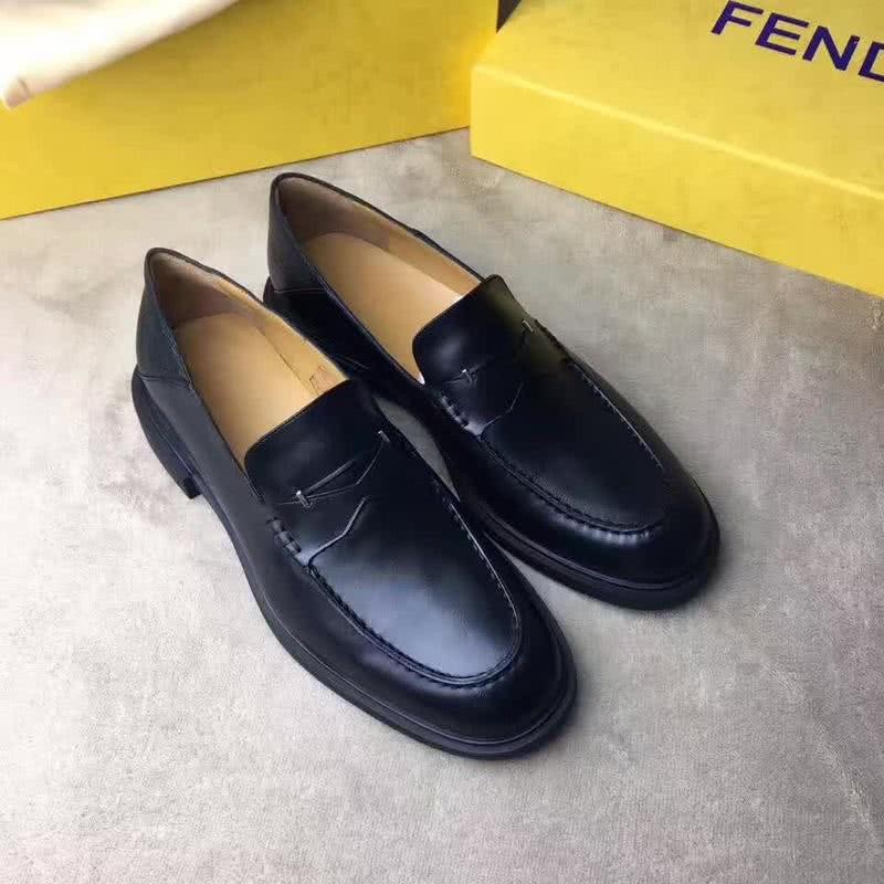 Fendi Loafers Real Calf Leather Men 4