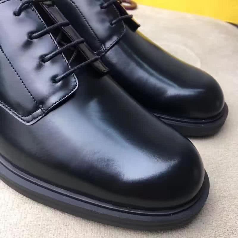 Fendi Lace-ups Black Real Calf Leather Men 7