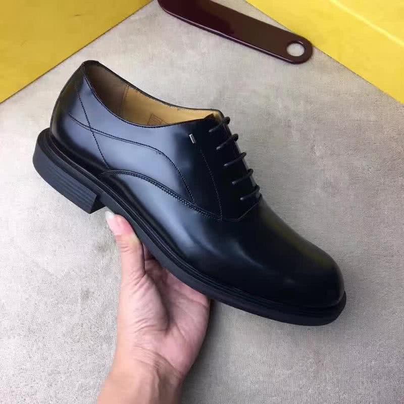 Fendi Lace-ups Black Patent Calf Leather Men 5