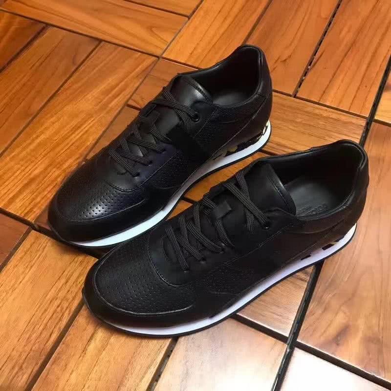 Dolce & Gabbana Sneakers Leather All Black Men 3