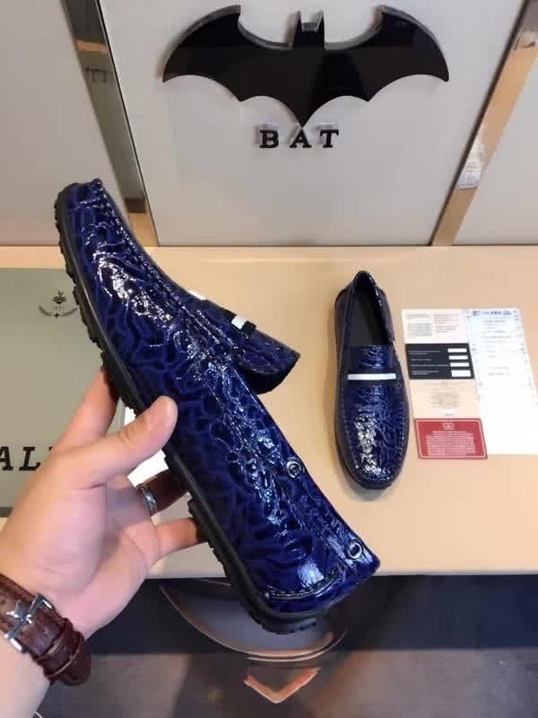 Bally Loafers Patent Leather Blue Men 4