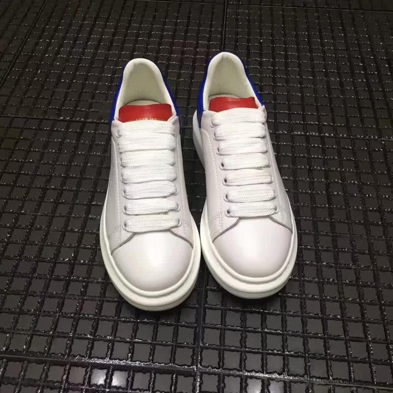 Alexander McQueen Sneakers White Red Blue Men 8