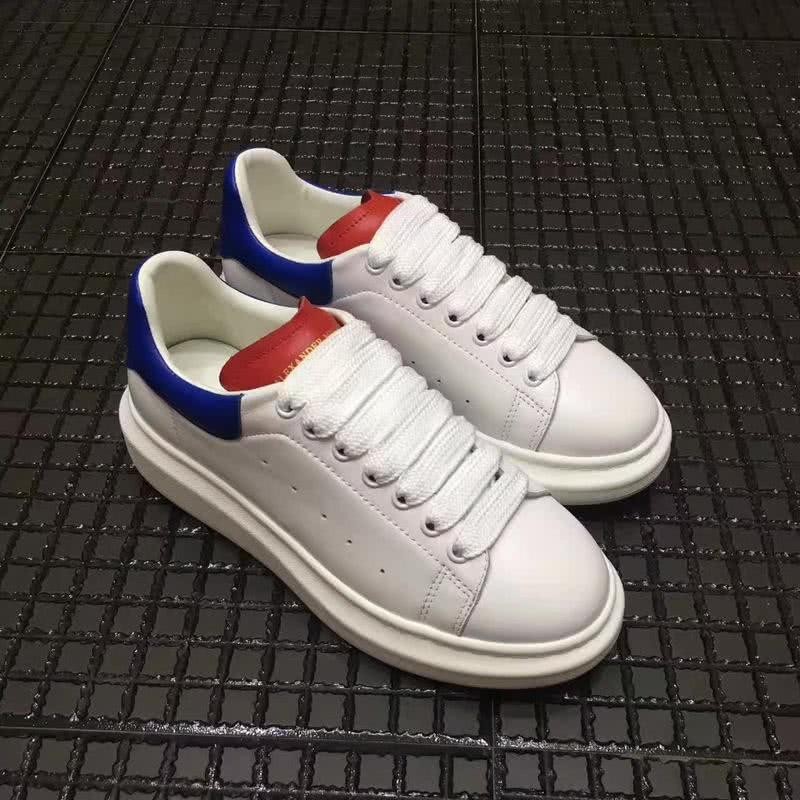 Alexander McQueen Sneakers White Red Blue Men 1