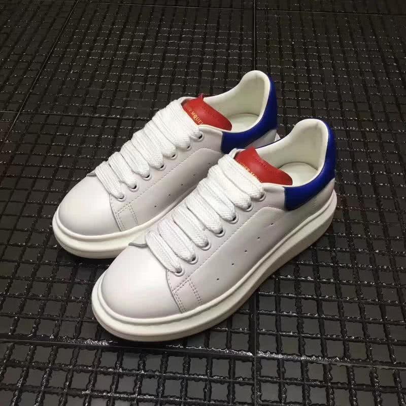 Alexander McQueen Sneakers White Red Blue Men 9