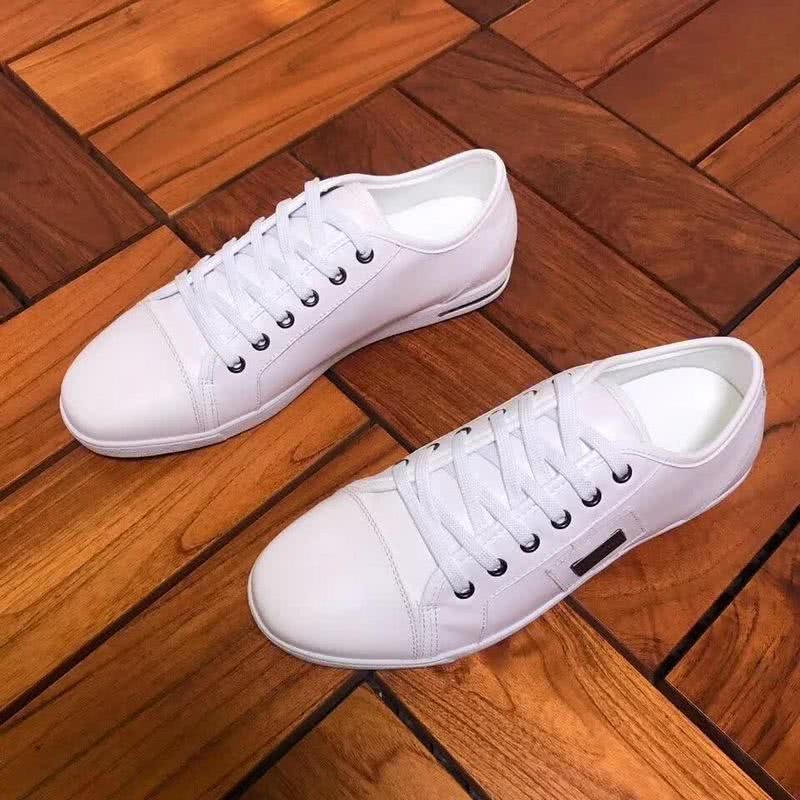 Dolce & Gabbana Sneakers Leather All White Men 1