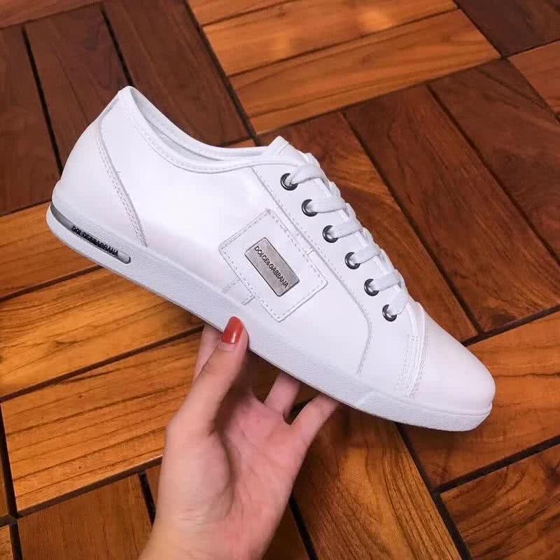 Dolce & Gabbana Sneakers Leather All White Men 6