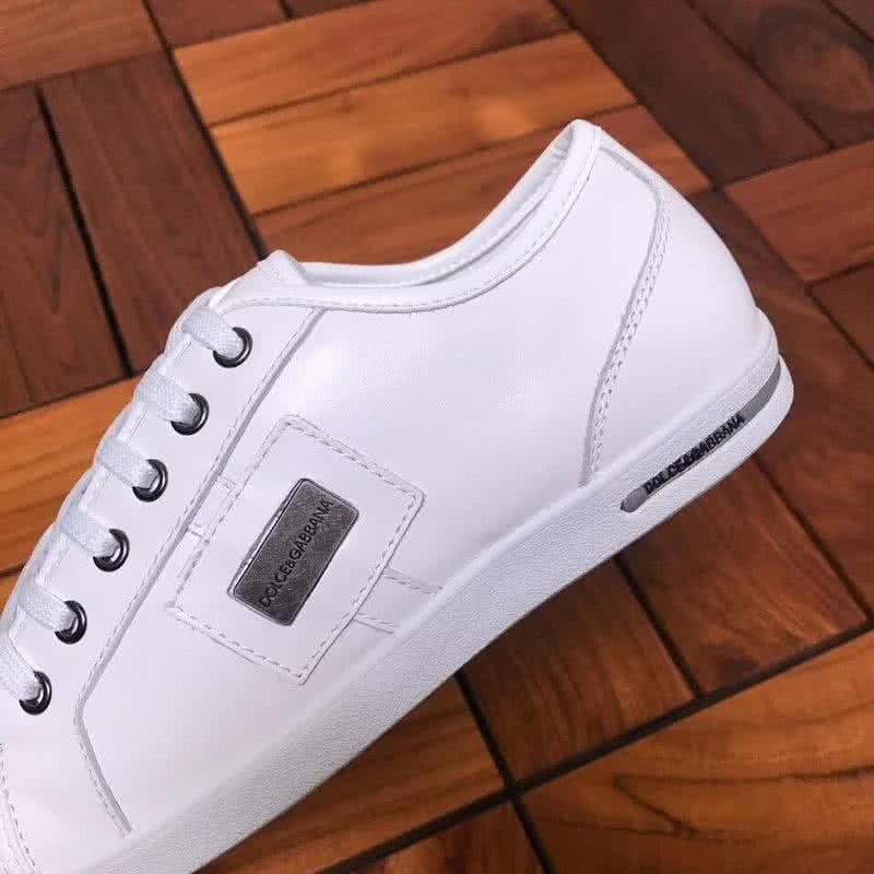 Dolce & Gabbana Sneakers Leather All White Men 7