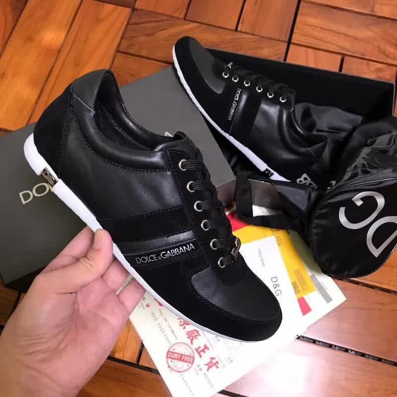 Dolce & Gabbana Sneakers Leather Black Upper Rubber Sole Men 2