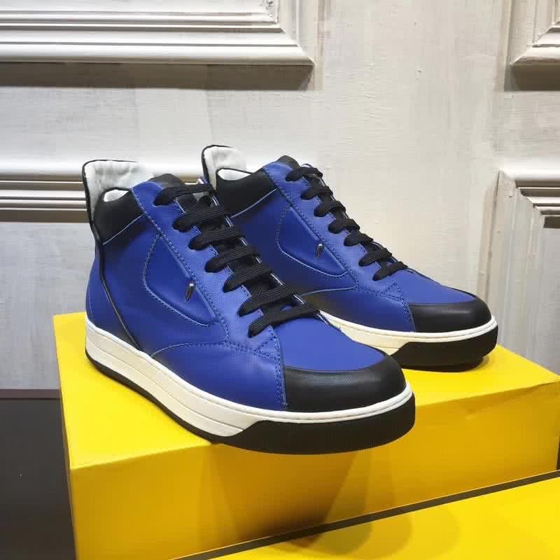 Fendi Sneakers High Top Blue Men 2