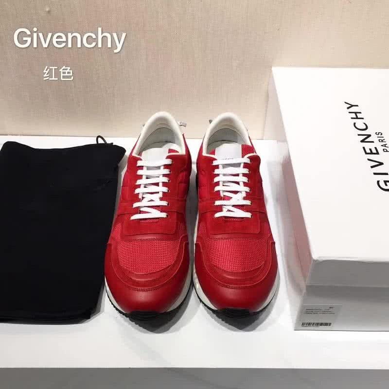 Givenchy Sneakers Red Upper Black Sole Men 2