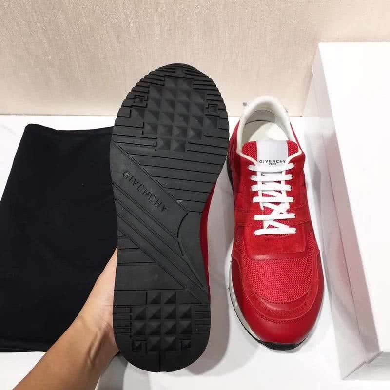 Givenchy Sneakers Red Upper Black Sole Men 9