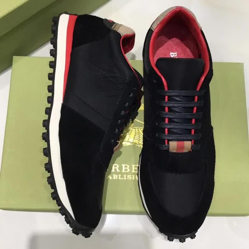 Burberry Fashion Comfortable Shoes Cowhide Black Men 5