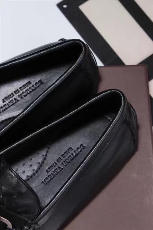 Bottega Veneta Top Quality Woven Loafers Black Men 7