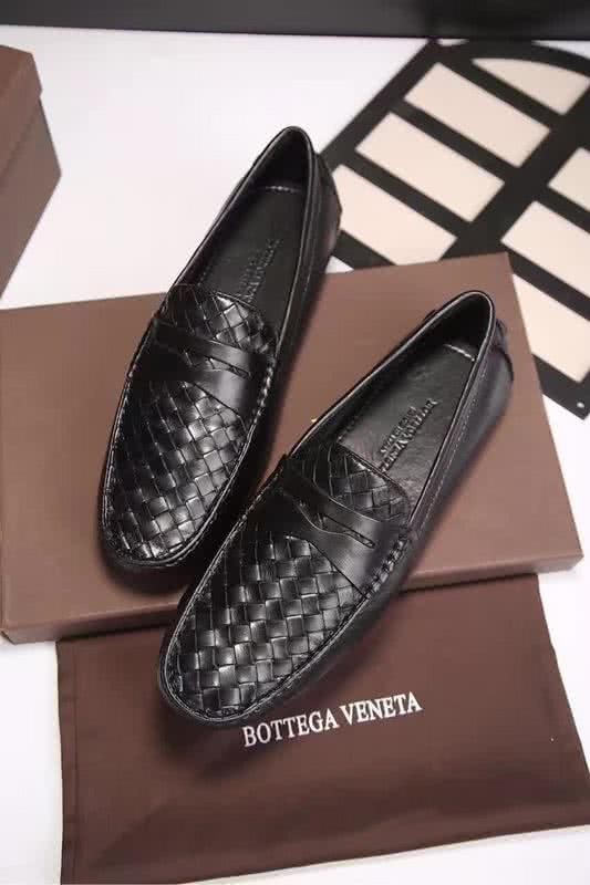 Bottega Veneta Top Quality Woven Convient Loafers Black Men 2