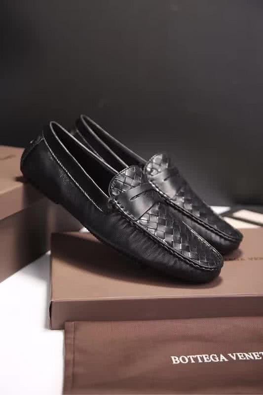 Bottega Veneta Top Quality Woven Convient Loafers Black Men 4