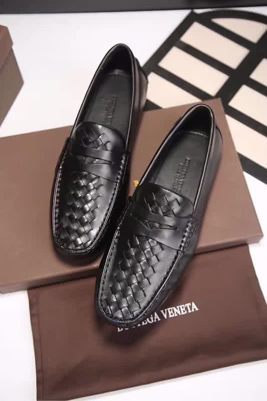 Bottega Veneta Top Quality Loafers Woven Convient Black Men 1