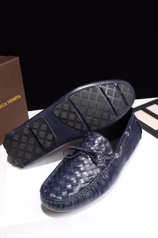 Bottega Veneta Fashion Lace Woven Loafers Blue Men 9