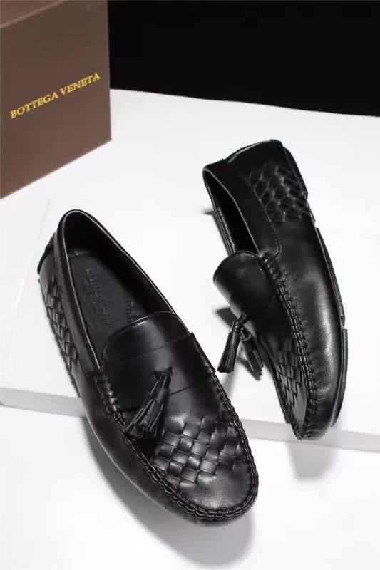 Bottega Veneta New Woven Loafers Cowhide Black Men 3