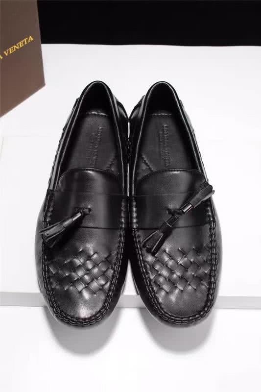 Bottega Veneta New Woven Loafers Cowhide Black Men 4