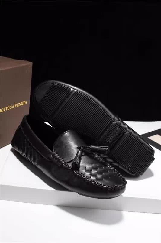 Bottega Veneta New Woven Loafers Cowhide Black Men 8