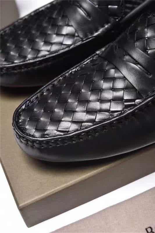 Bottega Veneta Top Quality Loafers Woven Cowhide Black Men 7