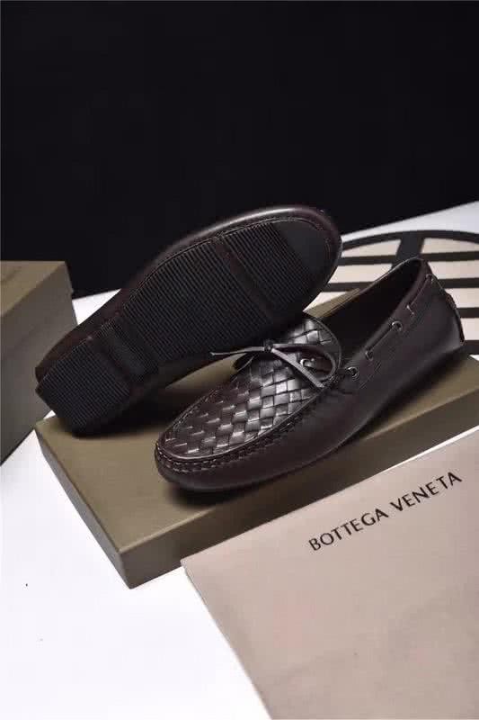 Bottega Veneta New Fashion Loafers Cowhide Coffee Men 8