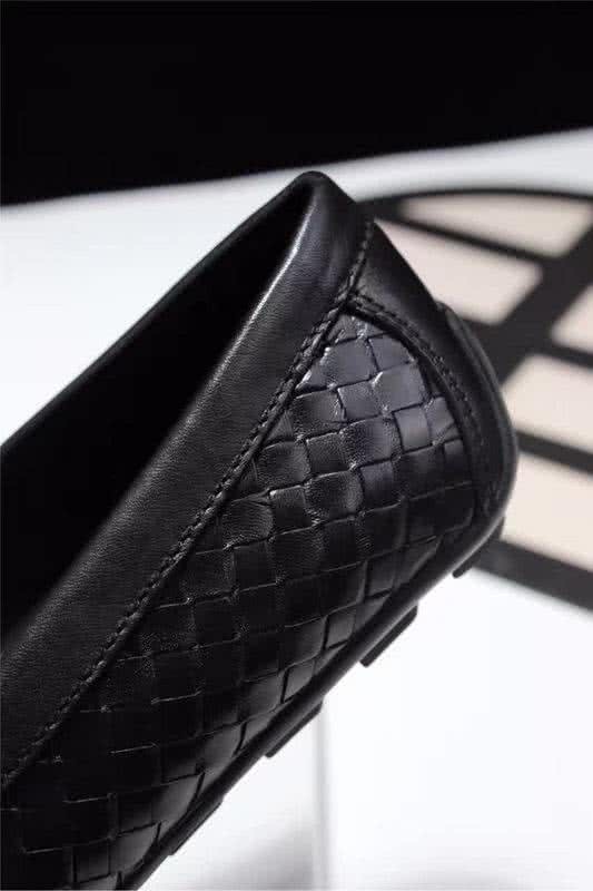 Bottega Veneta New Fashion Loafers Cowhide Woven Black Men 5