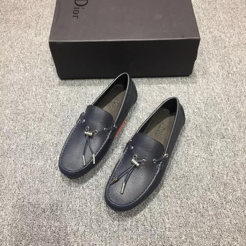 Dior Loafers Real Leather Laces Black Men 1
