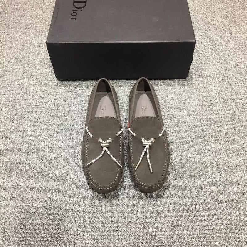 Dior Loafers Real Suede Laces Army Green Men 2