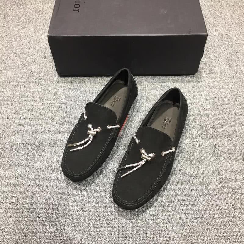 Dior Loafers Real Suede Laces Black Men 1