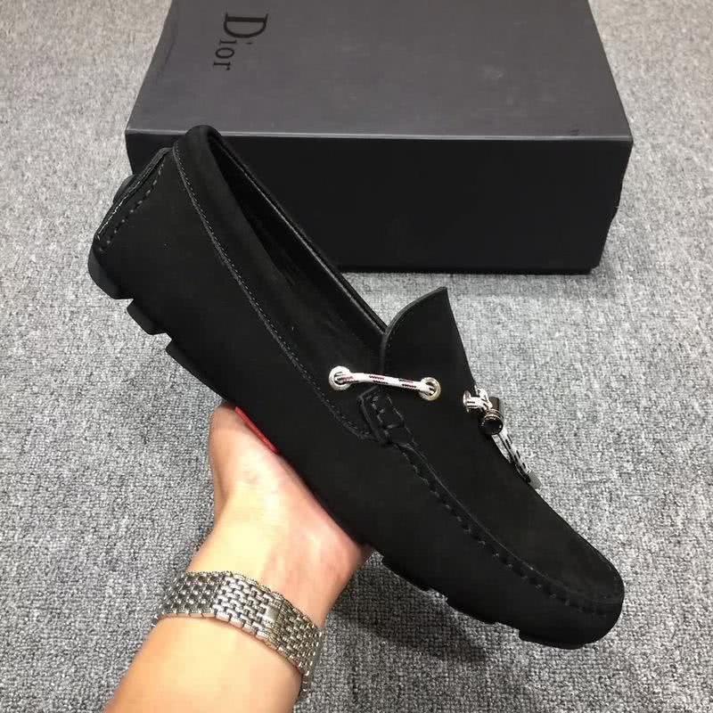 Dior Loafers Real Suede Laces Black Men 4