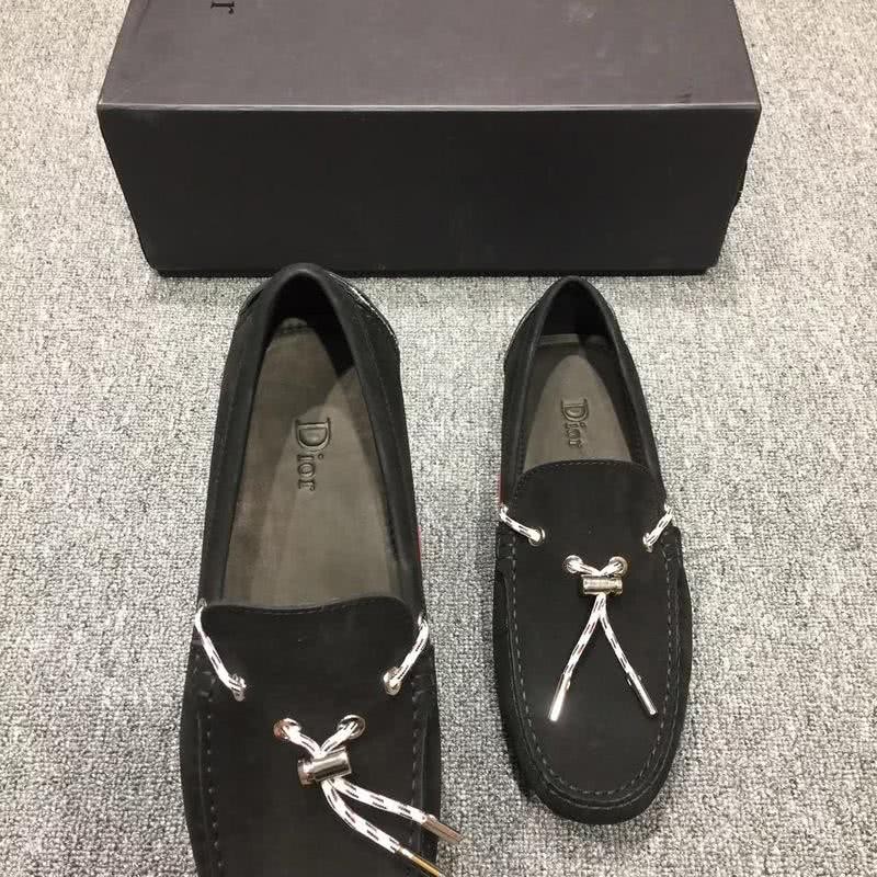 Dior Loafers Real Suede Laces Black Men 5