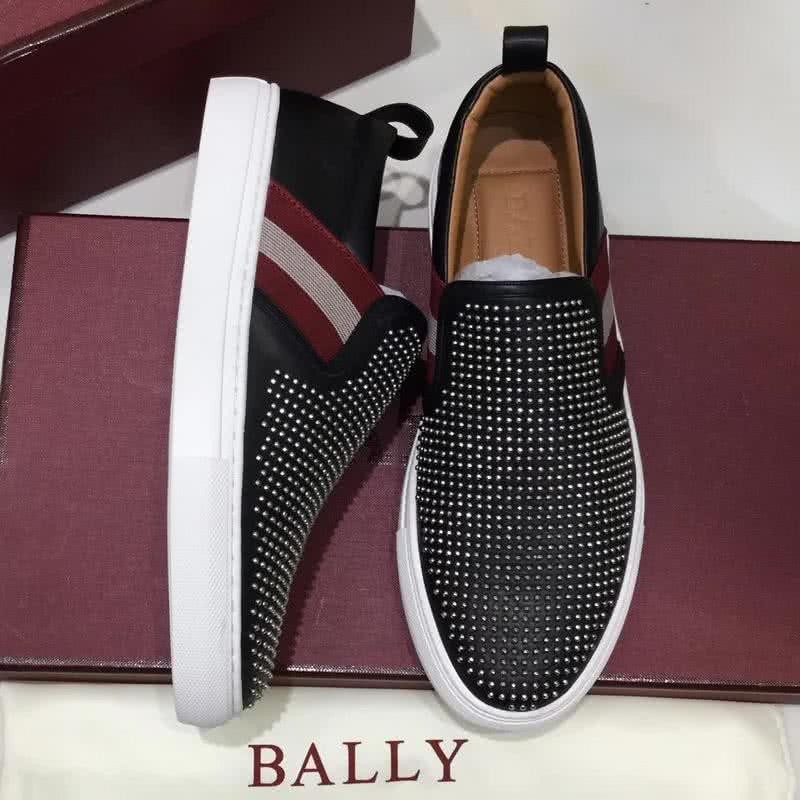 Bally Fashion Business Shoes Cowhide Black Men 1